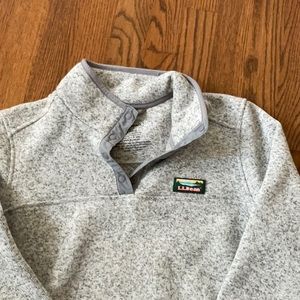 LL Bean sweater fleece pullover